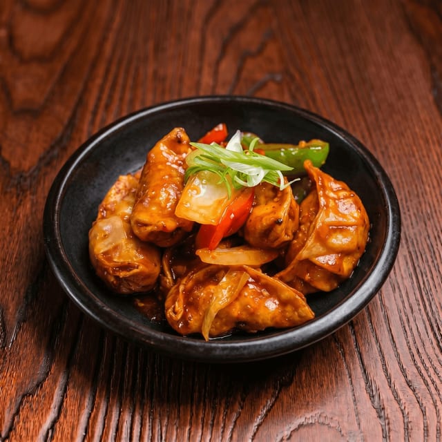 Goat Chili Momo.