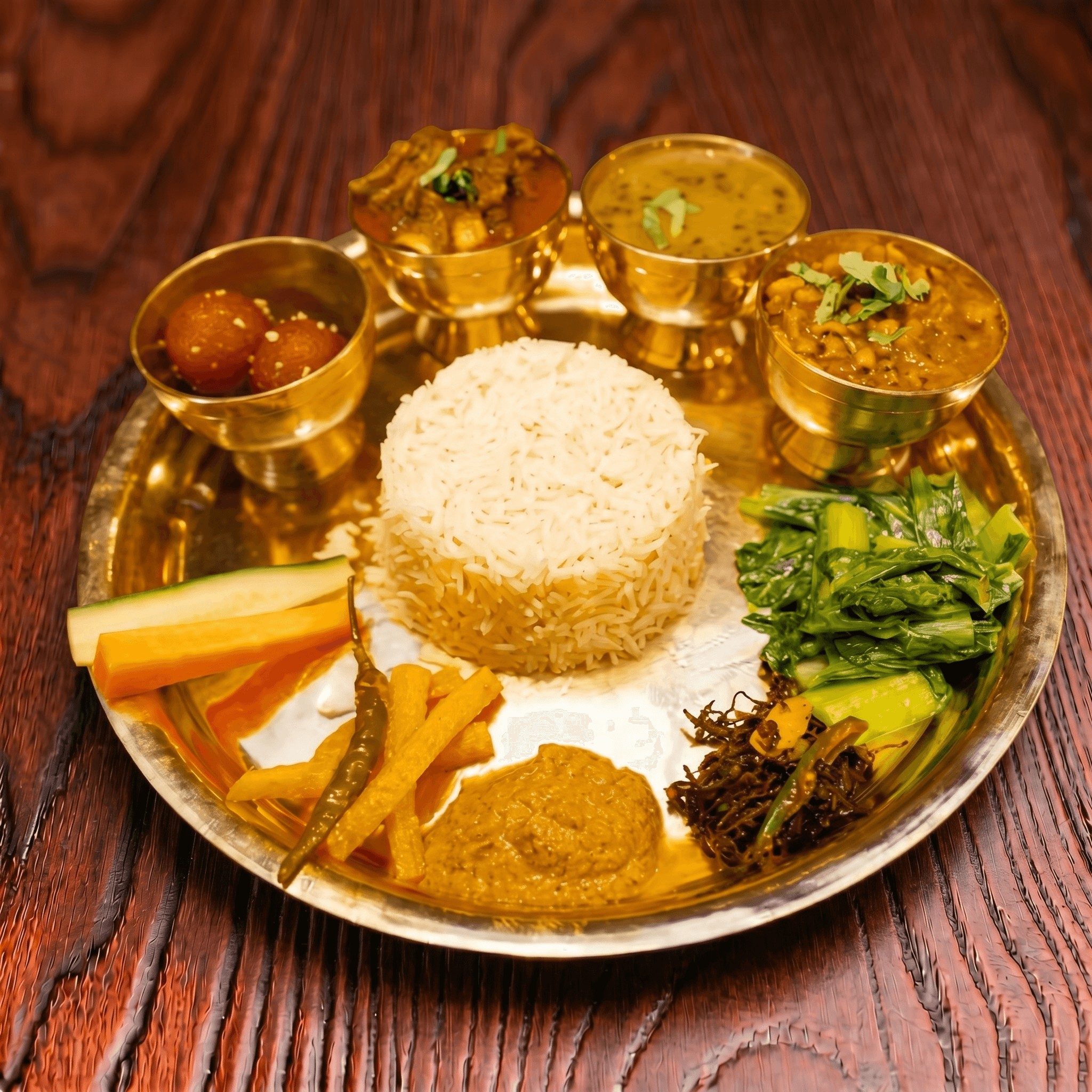 Fish Dal Bhat.